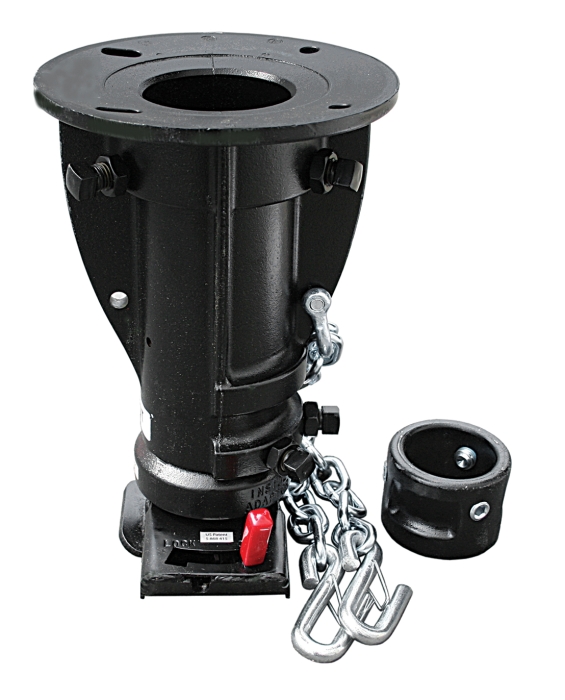 ADJUSTABLE 12" TO 16" 5TH WHEEL TO GOOSENECK ADAPTER