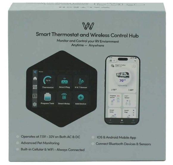 Thermostat/Wireless Control Hub