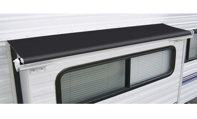 Universal Slideout Fabric 154" x 42" Extension Black Vinyl
