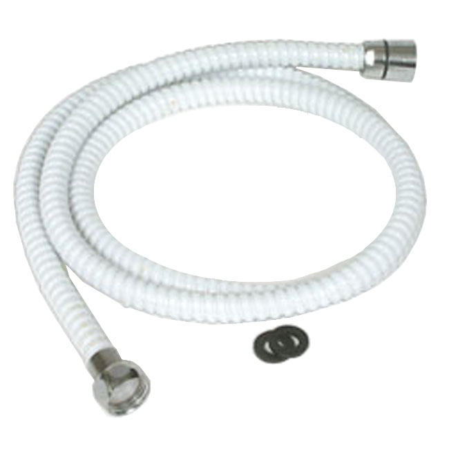 SHOWER HOSE 60" FLEXIBLE WHITE