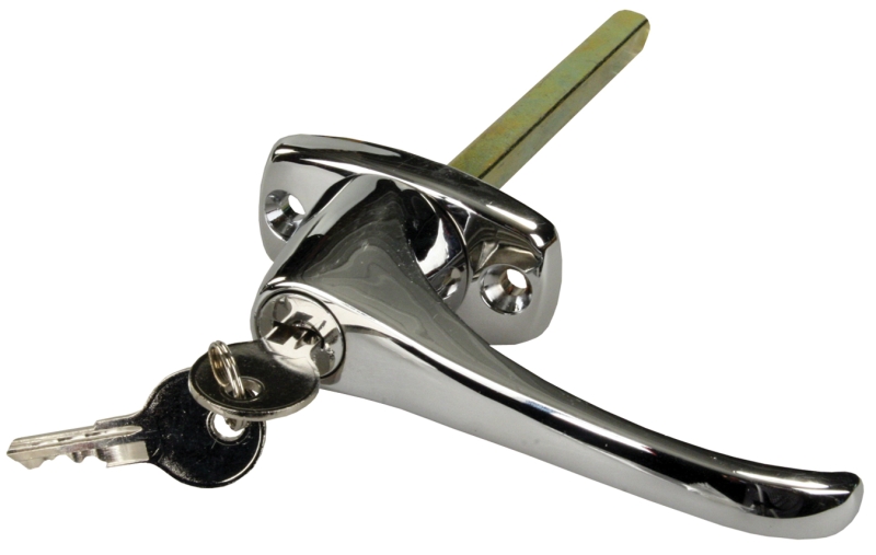LOCKING L - HANDLE CHROME