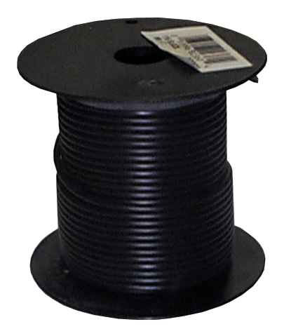 PRIMARY COPPER WIRE - BLACK - 16 GAUGE 100' SPOOLS