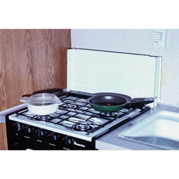 STOVE TOP COVER UNIVERSAL FIT - WHITE