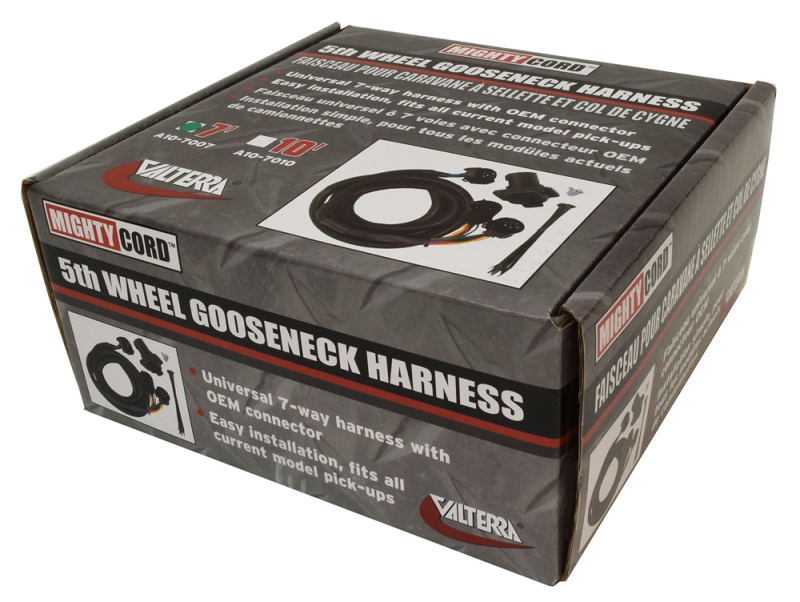 5th Wheel Gooseneck Wiring Harness  7'  Boxed