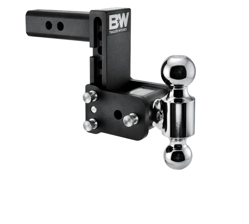 Dual Ball Adjustable Ball Mount - 2"&2-5/16" Chrome Balls