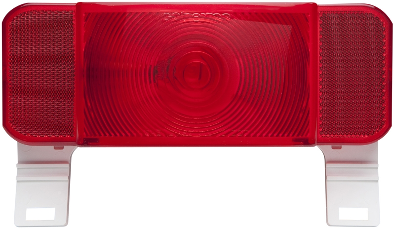 LED RV COMBINATION LOW PROFILE TAIL LIGHT DRIVER SIDE WHITE BASE