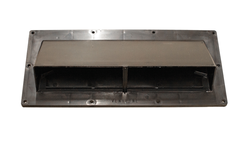 Outside Vent w/ Lockable Damper - black