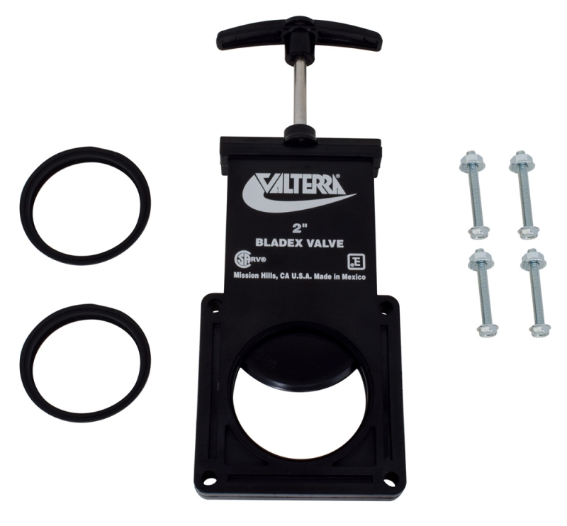 Waste Valve - 2" Valve w/ Plastic Handle