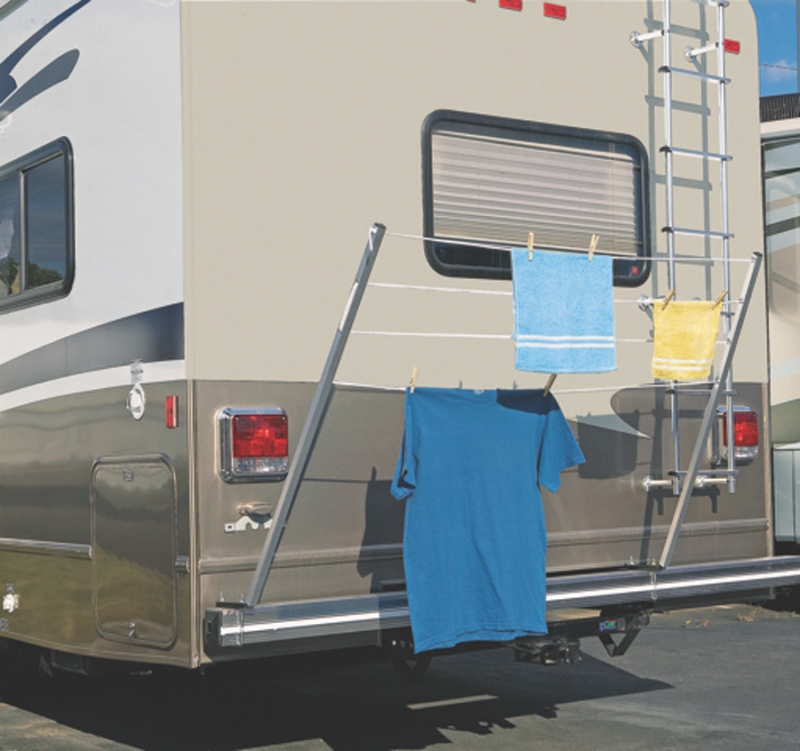 BUMPER MOUNT PORTABLE CLOTHES LINE