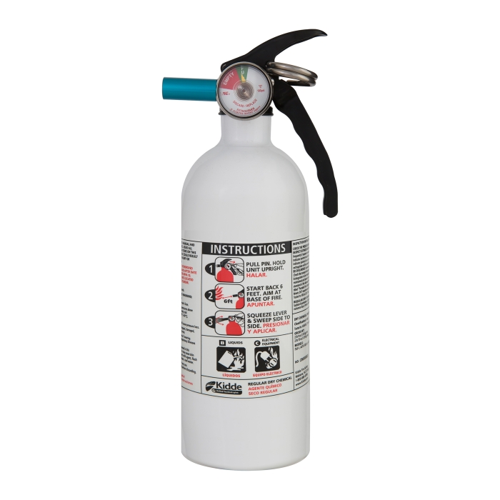 Fire Extinguisher Mariner 5 w/ Gauge and Metal Valve   2.9 Lbs. Extinguishing Agent
