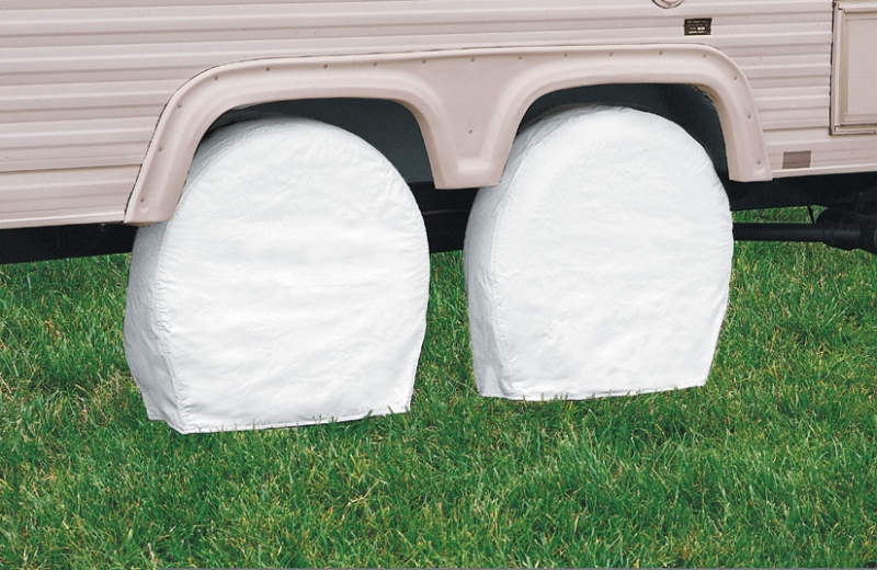 WHEEL COVER - WHEEL DIAMETER:  33" TO 36" TIRE WIDTH: 9" SNOW  WHITE