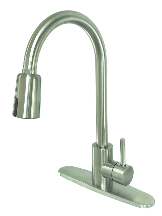 Touchless Sensor Kitchen Faucet - Brushed Nickel