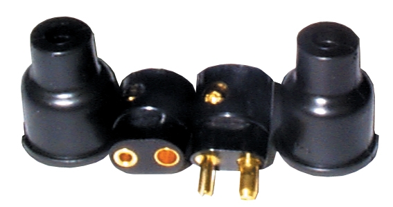 POLARIZED CONNECTORS - TWO CONTACT CONNECTOR  SKIN PACKED