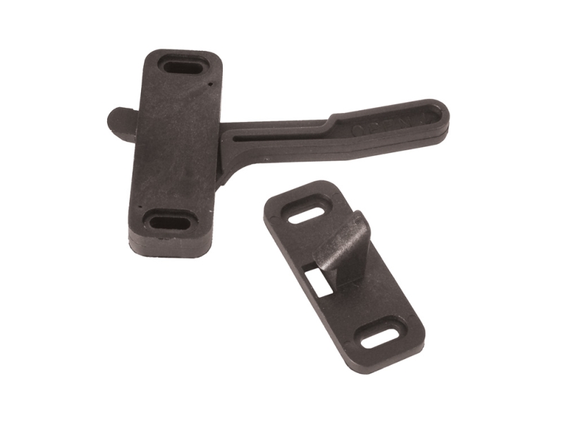 Screen Door Latch - Black Philips Right Hand