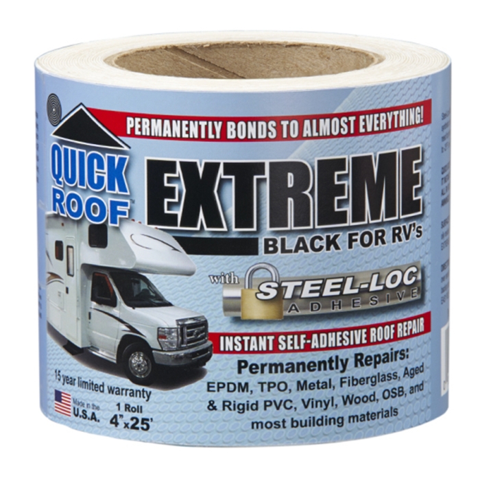 Quick Roof Extreme 4" x 25' - Black