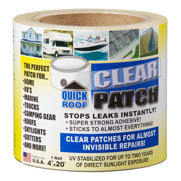 Quick Roof Clear Patch 4" x 20'