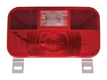 Tail Light w/Backup & License Plate Bracket