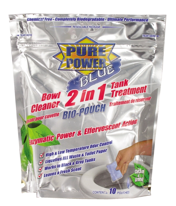 WASTE DIGESTER PURE POWER BLUE 2-IN-1 DROP-INS - 10/PK