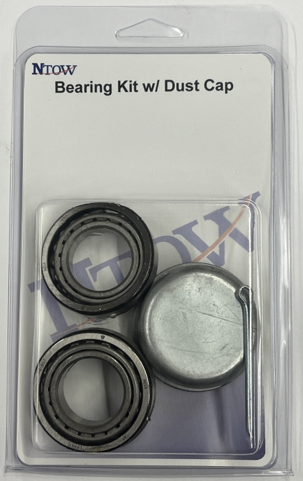 BEARING KIT- 1-1/16" STRAIGHT SPINDLE W/ DUST CAP L44649 CONE L44610 CUP