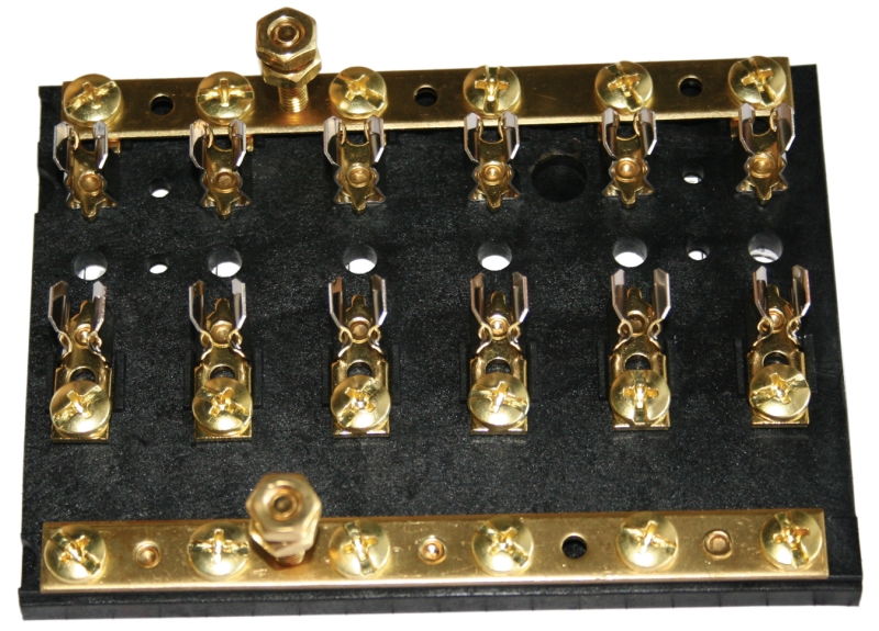 BLOCK FUSE HOT FEED/COMMON GROUND 6 GAUGE