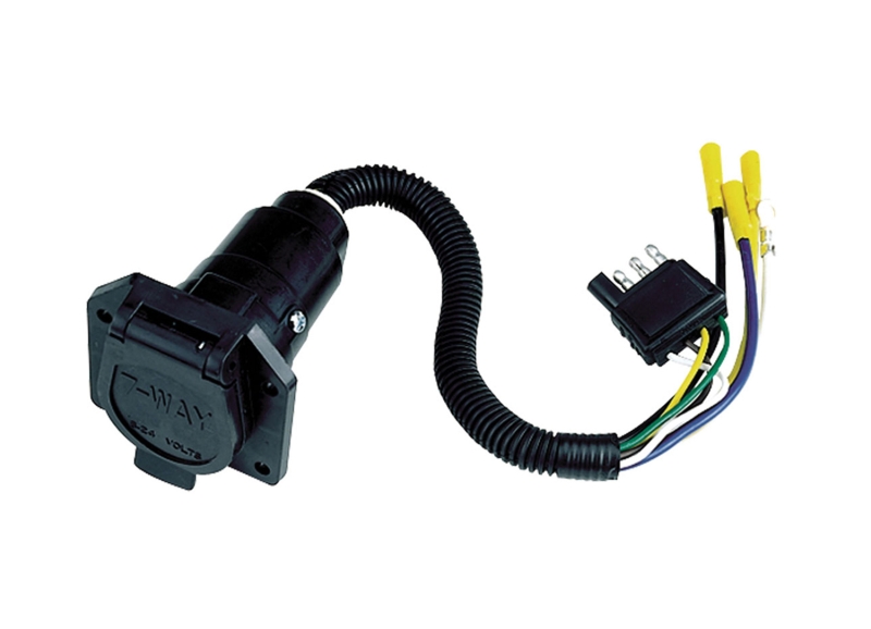Adapter 7 Way Round Car End  Plastic