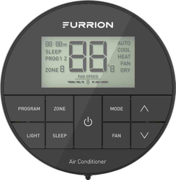 MULTI ZONE WALL THERMOSTAT BLACK