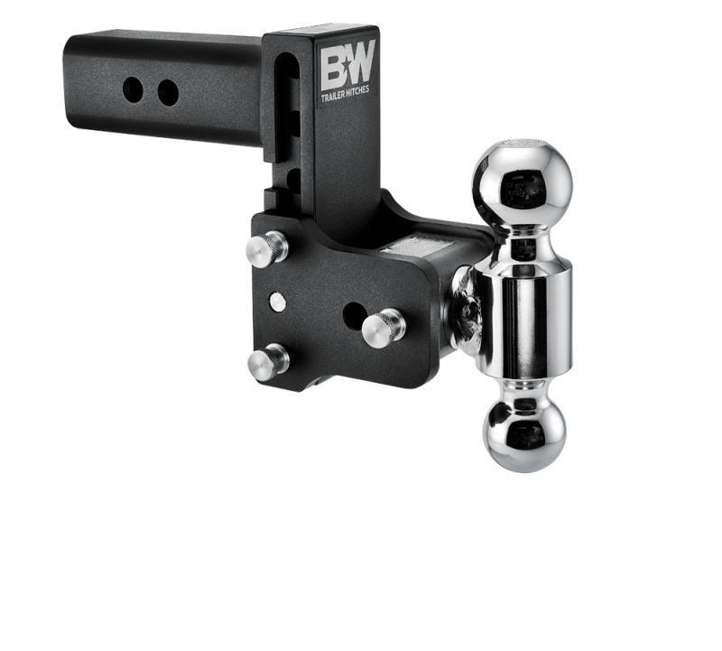 Dual Ball Adjustable Ball Mount  2"&2-5/16" Chrome Balls
