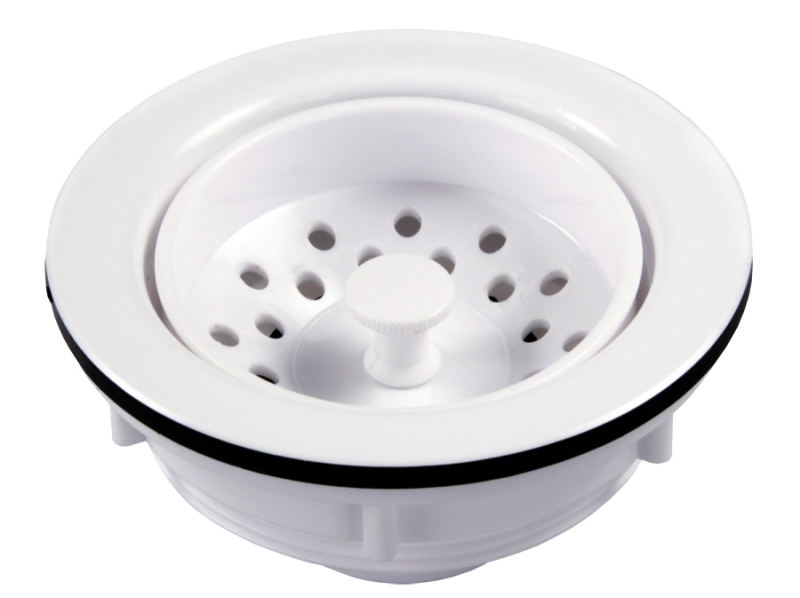 LARGE SINK STRAINER - WHITE