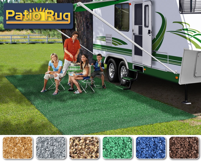 PATIO RUG 6' x 15' - GREEN