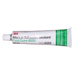 MARINE ADHESIVE/SEALANT FAST CURE 4200 3 Oz. Tube - WHITE