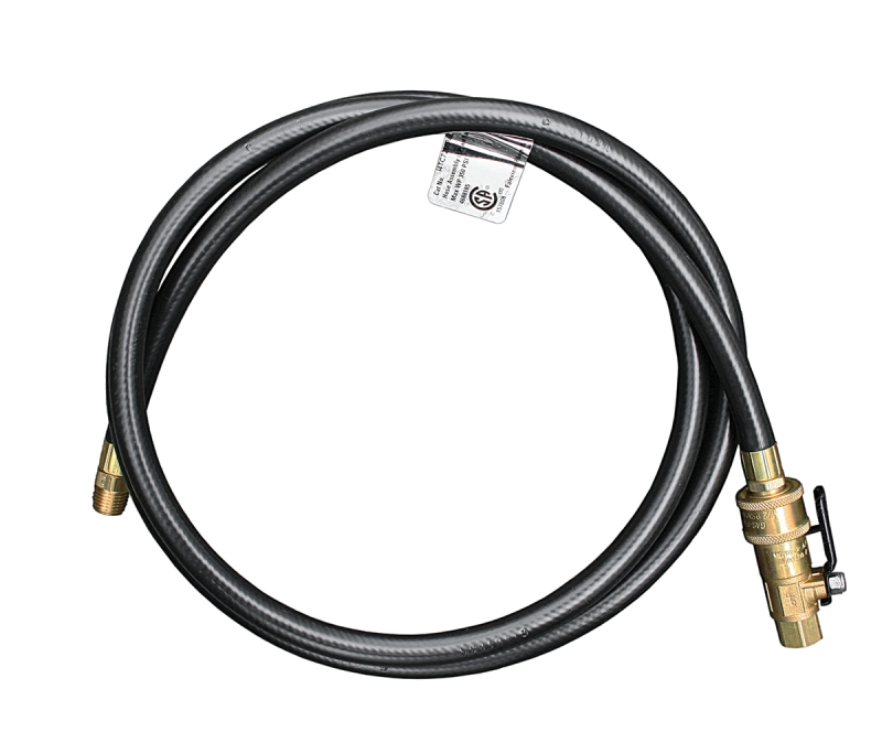 HOSE HIGH PRESSURE QUICK DISCONNECT 1/4" X 1/4" MNPT W/CAP 144"