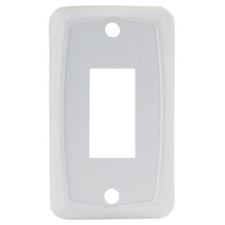 SWITCH PLATE - SINGLE WHITE (5pk)