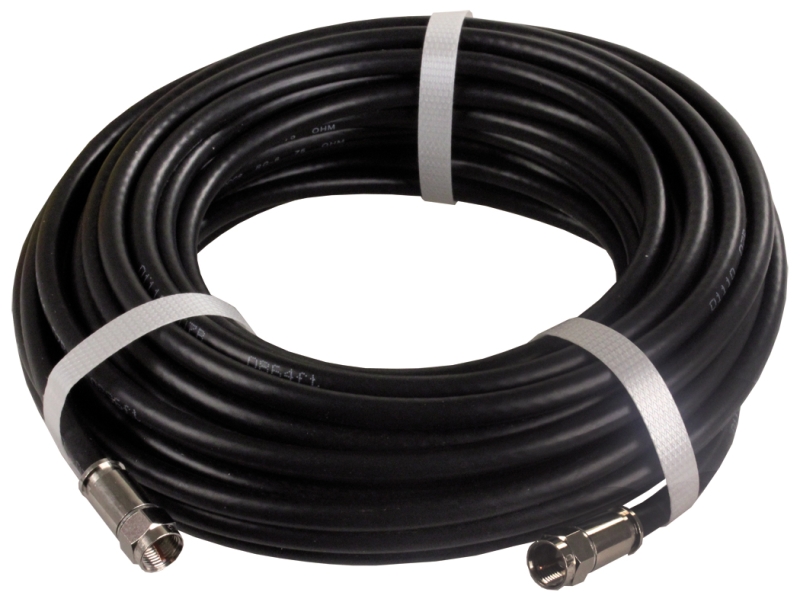 50' RG6 Coax w/ Compression Ends