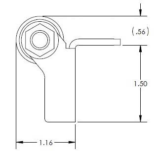 1/2" Base Roller Wear Bar