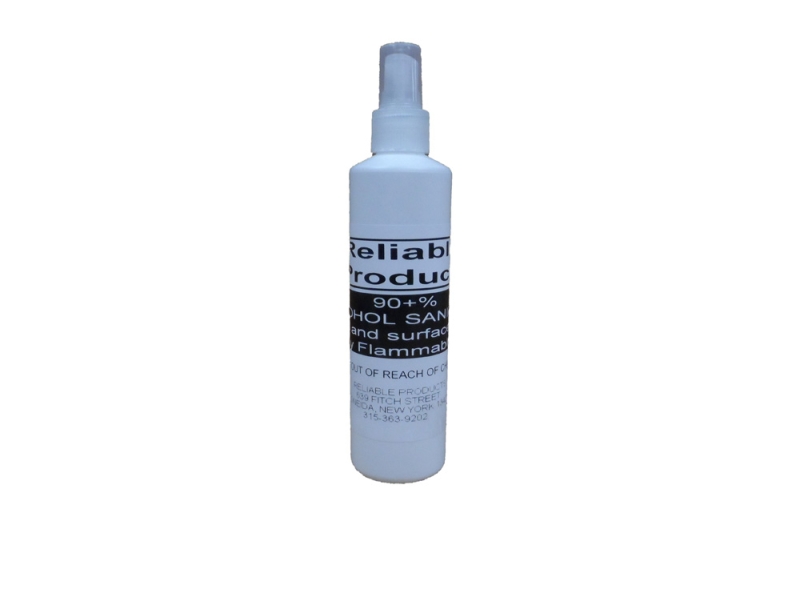 HAND SANITIZER 90+% ALCOHOL 8 OUNCE