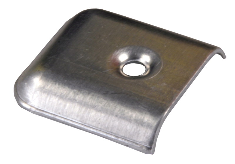 Metal Vinyl End Cap - Chrome