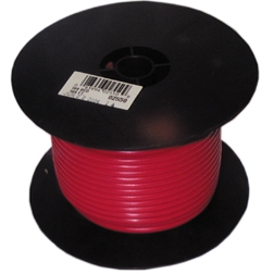 8 GAUGE WIRE - RED 100' SPOOL