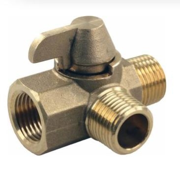 3-Way Diverter Valve  M/M/F