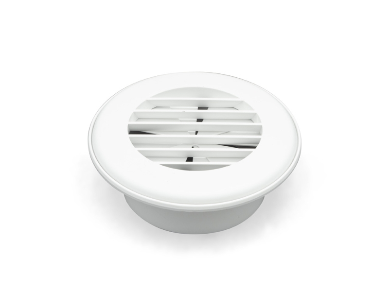 Heat Vent 4" Polar White
