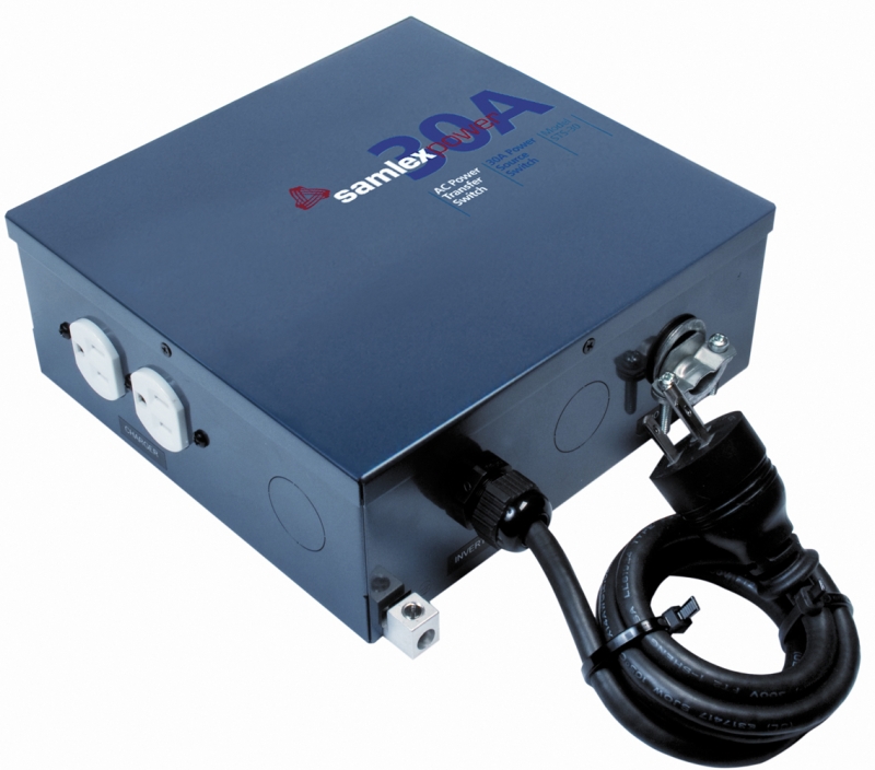 30 AMP TRANSFER SWITCH W/ INVERTER QUICK CONNECT