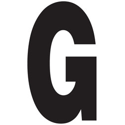 BLACK LETTER - G