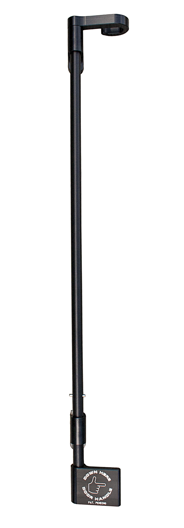 Down Here Door Handle - Black