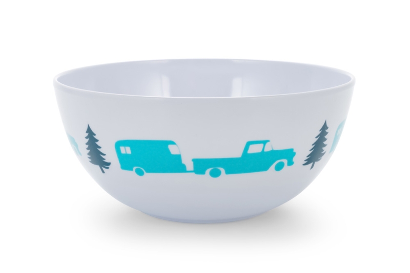 Bowl  Truck & Trailer Pattern "Life Is Better At The Campsite"