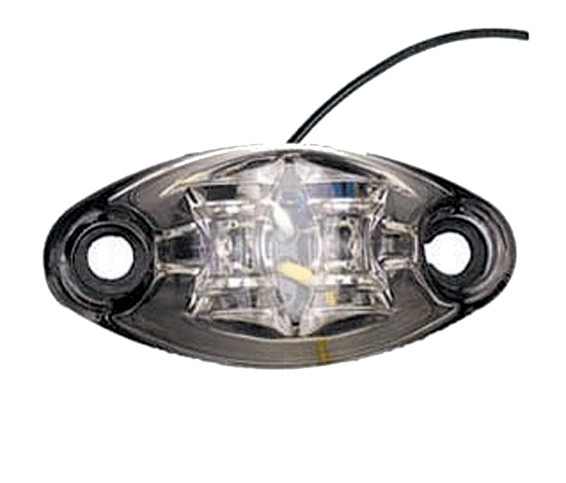 LED MARKER LAMP CLEAR / AMBER 1 WIRE