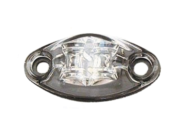 LED MARKER LAMP CLEAR / AMBER - 2 WIRE