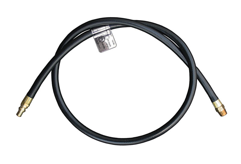 HOSE HIGH PRESSURE 1/4" ID 120" 1/4" MNPT X MALE QUICK DISCONNECT NIPPLE