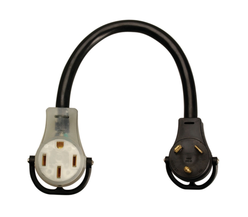 ADAPTER 1-/3 - 18" 30A MALE/50A FEMALE