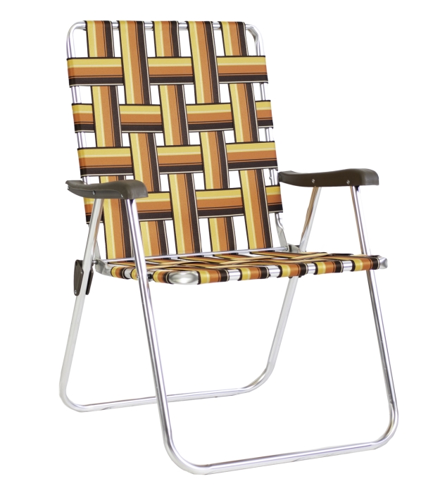 Kelso Backtrack Chair- Orange/Brown