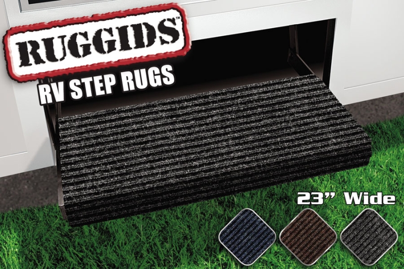 RUGGIDS STEP RUG  19" x 23" -  BLACK GRANITE