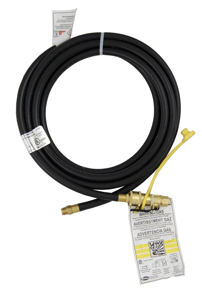 Hose High Pressure Quick Disconnect 1/4" x 1/4" MNPT w/Cap 144" Packaged